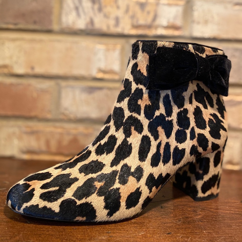 Kate Spade New York Holly Leopard Ankle Bootie